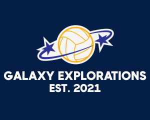 Star Volleybal Planet  logo design