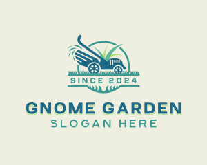 Gardening Lawn Mower logo design