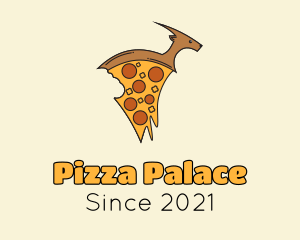 Gazelle Pizza Restaurant  logo design