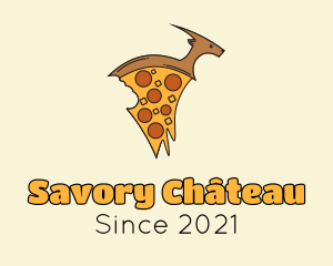 Gazelle Pizza Restaurant  logo design