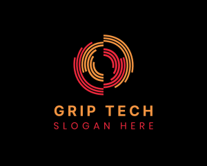 Digital Tech Radar logo design