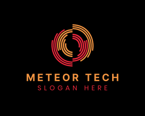 Digital Tech Radar logo design