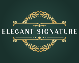 Elegant Floral Ornament logo design