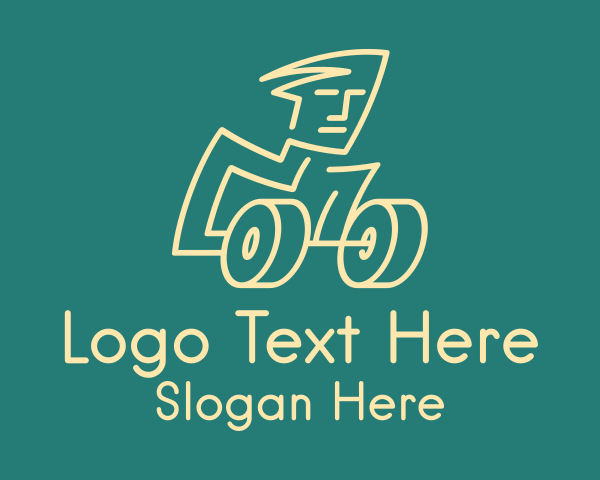 Delivery Man logo example 3
