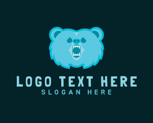 Cub - Angry Bear Beast logo design