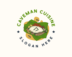 Filipino Banana Leaf Cuisine logo design