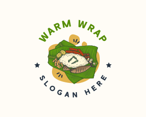 Filipino Banana Leaf Cuisine logo design