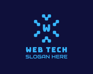 Pixel Tech Software App logo design