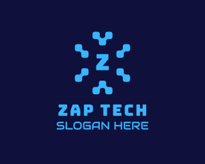 Pixel Tech Software App logo design