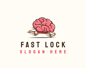 Fast Brain Psychology logo design