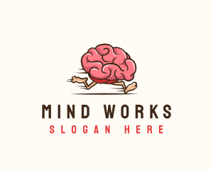 Fast Brain Psychology logo design