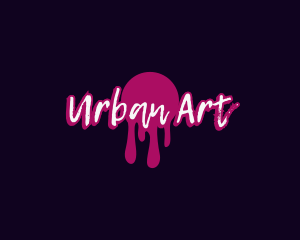 Urban Graffiti Drip logo