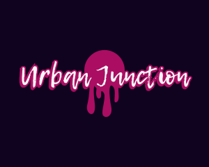 Urban Graffiti Drip logo design