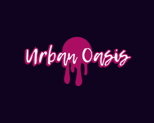Urban Graffiti Drip logo