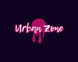 Urban Graffiti Drip logo design