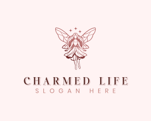 Whimsical Fairy Wings logo