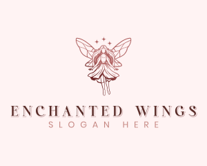 Whimsical Fairy Wings logo