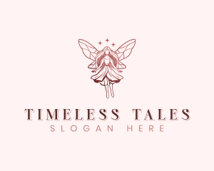 Whimsical Fairy Wings logo design