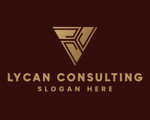 Consultant Company Triangle logo design