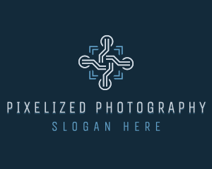 Aerial Drone Technology logo design