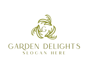 Nature Leaves Garden logo design