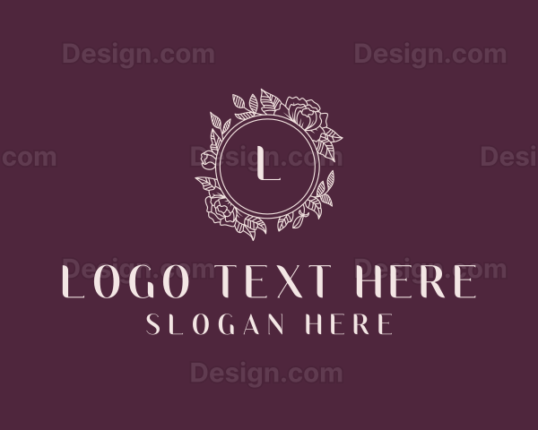 Elegant Floral Garden Logo