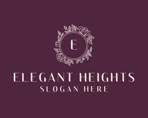 Elegant Floral Garden logo design