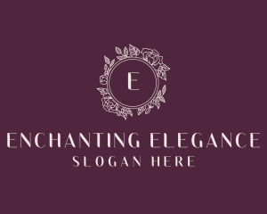 Elegant Floral Garden logo design