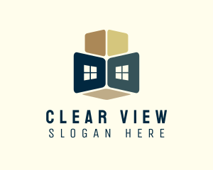 House Realty Window logo design