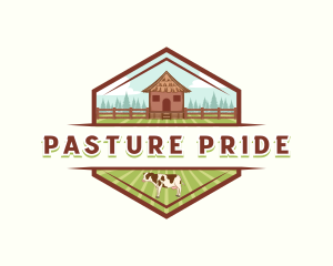 Farm Cow Livestock logo