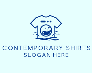 Shirt Laundry Service  logo design