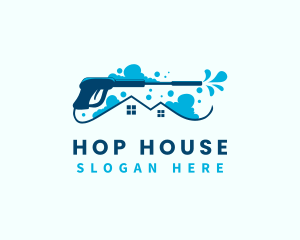 Pressure Wash House logo design