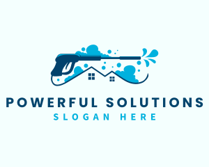 Pressure Wash House logo design