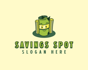 Savings Money Coin logo design