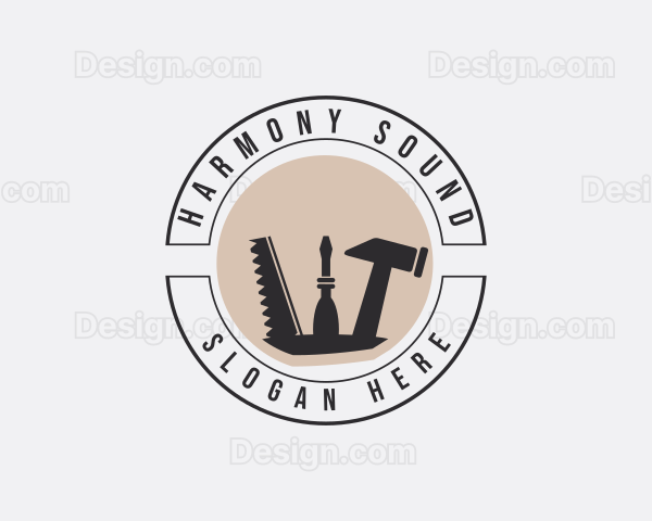 Handyman Carpentry Tools Logo