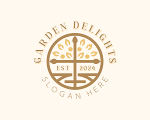 Organic Botanical Gardening logo design