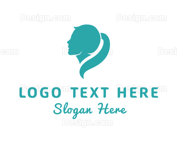 Woman Beauty Styling Logo