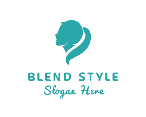 Woman Beauty Styling  logo design