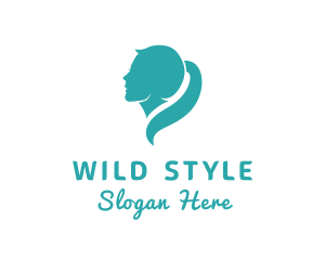 Woman Beauty Styling  logo design