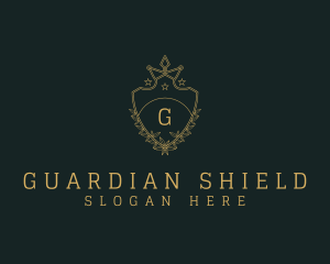 Luxury Crown Shield logo design