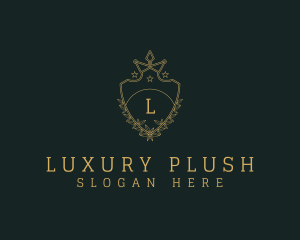 Luxury Crown Shield logo design