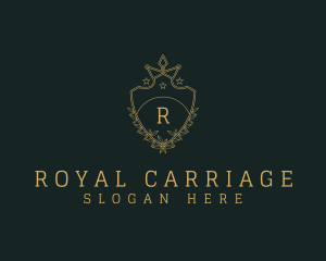 Luxury Crown Shield logo design