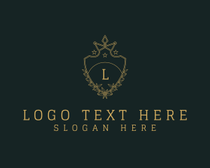 Crown - Luxury Crown Shield logo design