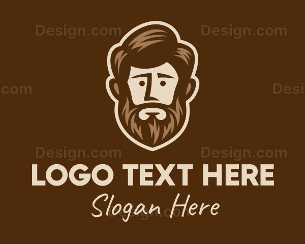 Lush Beard Man Logo