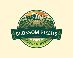 Farm Field Agriculture logo design