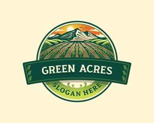 Farm Field Agriculture logo design