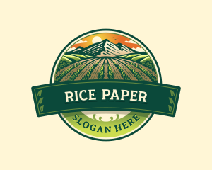 Farm Field Agriculture logo design