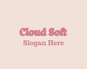 Girly Pastel Wordmark logo