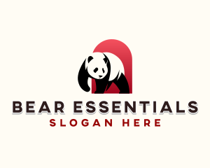 Panda Bear Zoo logo design