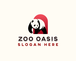 Panda Bear Zoo logo design